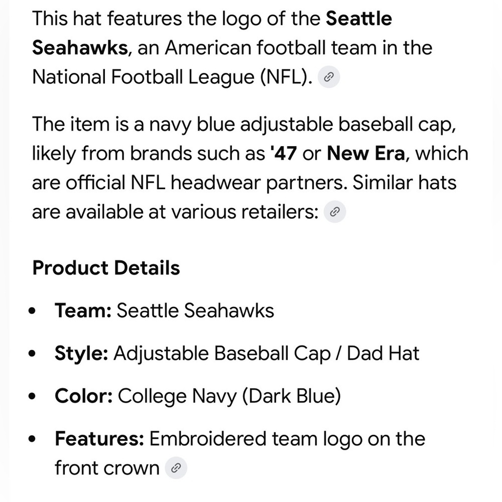 New Era Seattle Seahawks NFL Hat - Picture 2 of 11
